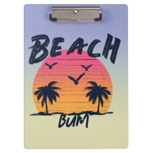 Strand/Küste/tropisch/hawaiisch Klemmbrett