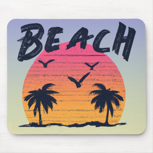 Strand/Küste/tropisch/hawaiisch Mousepad (Vorne)
