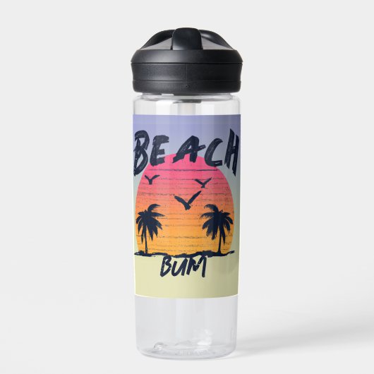 Strand/Küste/tropisch/hawaiisch Trinkflasche (Vorderseite)