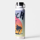 Strand/Küste/tropisch/hawaiisch Trinkflasche (Rückseite)