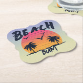 Strand/Küste/tropisch/hawaiisch Untersetzer (angewinkelt)