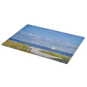 Strand, Küste und Vögel Schneidebrett (Ecke)
