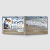 Strand Küsten Hochzeitsfoto Gästebuch (Voll)