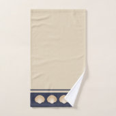 Strand-KüstentanSeashells u. -marine Badhandtuch Set (Handtuch)