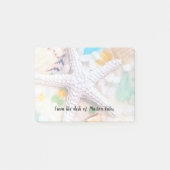 Strand-Küstenthema Post-it Klebezettel (Vorderseite)