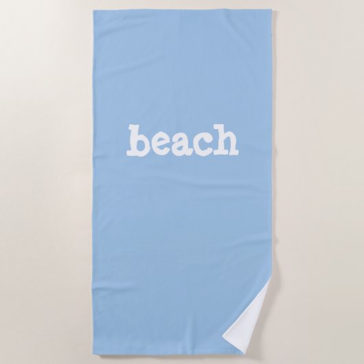 Strand Langarm Strandtuch (Vorderseite)