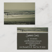 Strand-Läufer Visitenkarte (Vorne/Hinten)