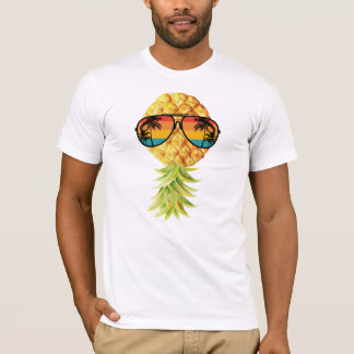 Strand Leben auf den Kopf Ananas T - Shirt Tank