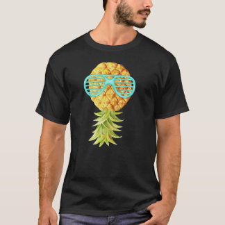 Strand Leben auf den Kopf Ananas T - Shirt Tank
