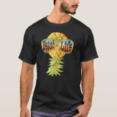 Strand Leben auf den Kopf Ananas T - Shirt Tank (Vorderseite)