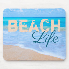 Strand-Leben. Herrliches Aquameer und tropische Mousepad