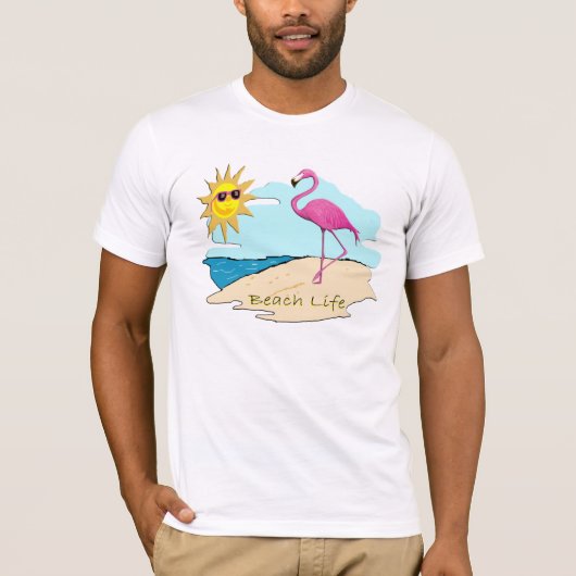 Strand-Leben T-Shirt (Vorderseite)