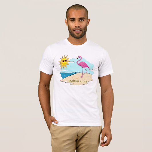 Strand-Leben T-Shirt (Vorne ganz)