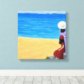 Strand Leinwand Kunst (Insitu (Holzboden))
