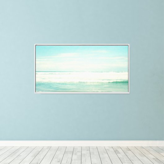 Strand Leinwanddruck (Insitu (Holzboden))