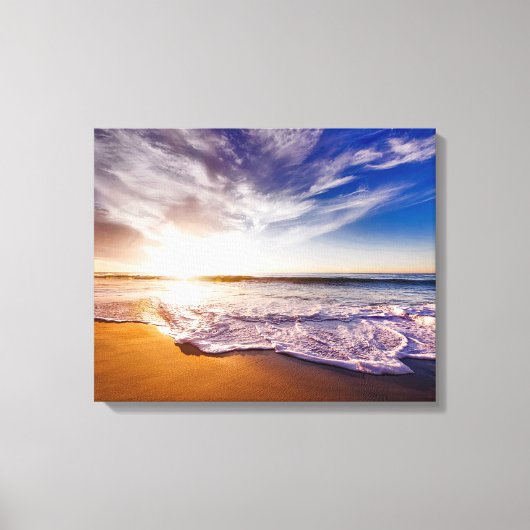 Strand Leinwanddruck (Vorderseite)