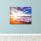 Strand Leinwanddruck (Insitu (Holzboden))