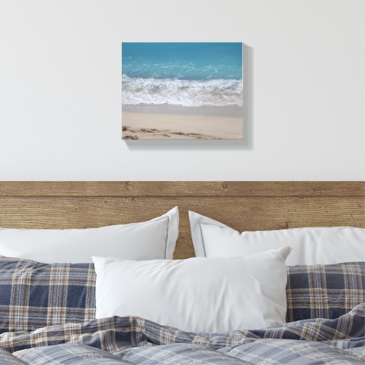 Strand Leinwanddruck (Insitu (Schlafzimmer))