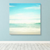 Strand Leinwanddruck (Insitu (Holzboden))