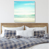 Strand Leinwanddruck (Insitu (Schlafzimmer))