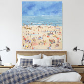 Strand Leinwanddruck (Insitu (Schlafzimmer))