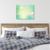 Strand Leinwanddruck (Insitu (Schlafzimmer))