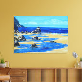 Strand leinwanddruck (Insitu (Wohnzimmer))