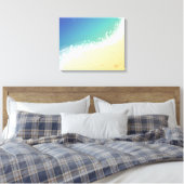 Strand Leinwanddruck (Insitu (Schlafzimmer))