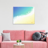 Strand Leinwanddruck (Insitu (Wohnzimmer))