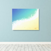 Strand Leinwanddruck (Insitu (Holzboden))