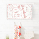 Strand Letzten Toast Pink Bachelorette Wochenende  Banner (Insitu)