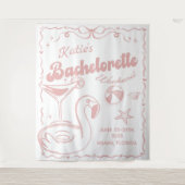 Strand Letzten Toast Rosa Junggeselinnen-Abschied  Wandteppich (Vorderseite)