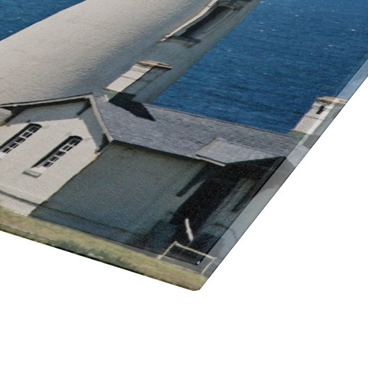 Strand-Leuchtturm Schneidebrett (Ecke)