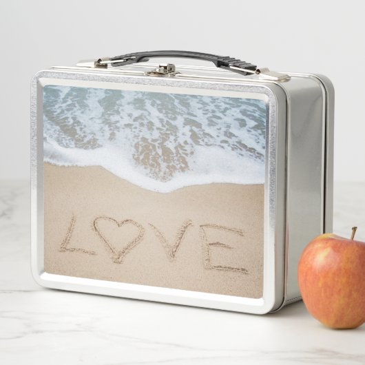 Strand-Liebe II Metall Brotdose (Beispiel)