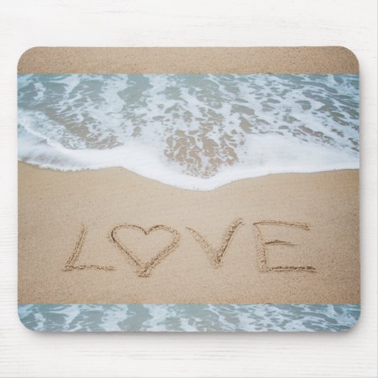 Strand-Liebe II Mousepad (Vorne)