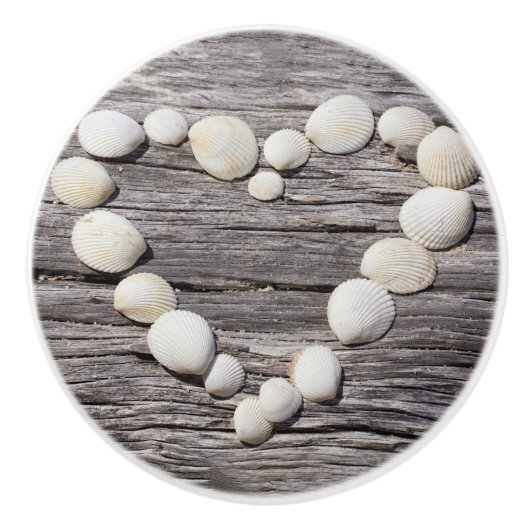 Strand-Liebe Keramikknauf (Vorderseite)