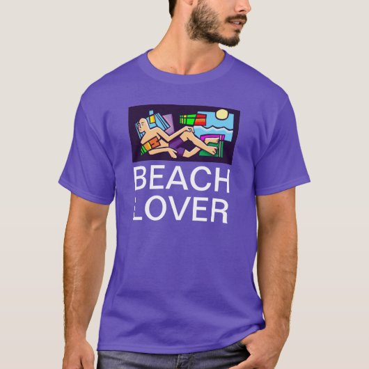 STRAND-LIEBHABER T-Shirt (Vorderseite)