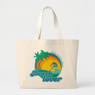 Strand-Liebhabertasche Jumbo Stoffbeutel