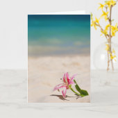 Strand-Lilie Karte (Gelbe Blume)
