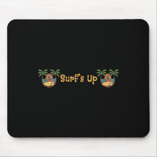 Strand Lustiger Sonne Surfen Skelett Jacksonville Mousepad