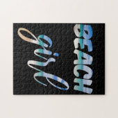 Strand Mädchen Puzzle (Horizontal)