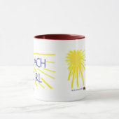 Strand-Mädchen Tasse (Zentrum)