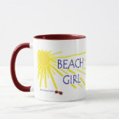 Strand-Mädchen Tasse (Links)
