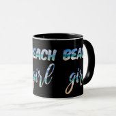 Strand Mädchen Tasse (VorderseiteRechts)