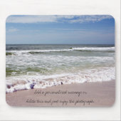 Strand-Mausunterlagen Mousepad (Vorne)
