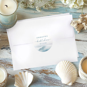 Strand Meer Junggesellinnenabschied Runder Aufkleber