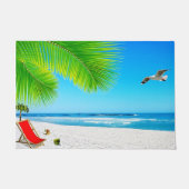Strand-Meerblick-Tür-Matte Fußmatte (Vorderseite)