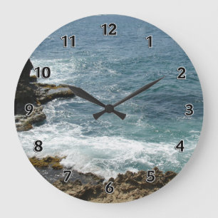 Strand Meeres Große Wanduhr