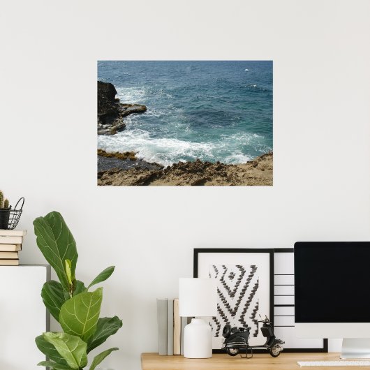 Strand Meeres Poster (Heimbüro)