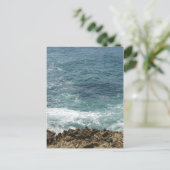 Strand Meeres Postkarte (Stehend Vorderseite)